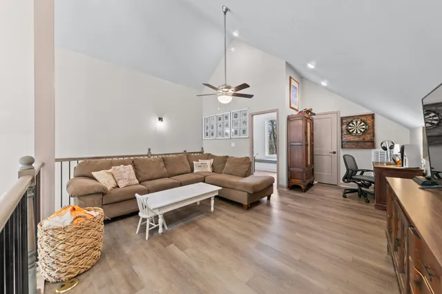 a view of swimming pool with a patio