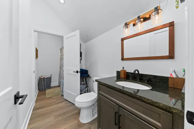 a view of outdoor space with seating area