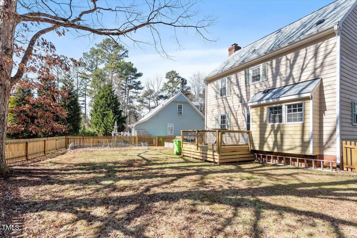 7120 Sandringham Drive Raleigh, NC 27613 - Photo 38 of 40 a view of a backyard