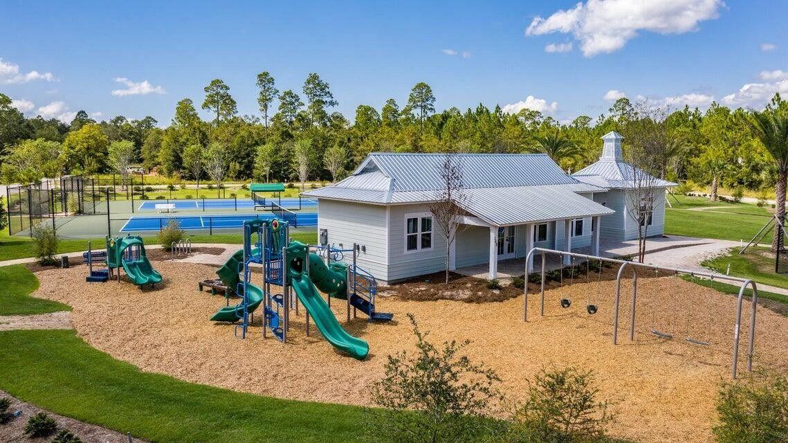 Lot 20 Spirit Bear Way Freeport, FL 32439 - Photo 19 of 21 an aerial view of a house with swimming pool garden and patio