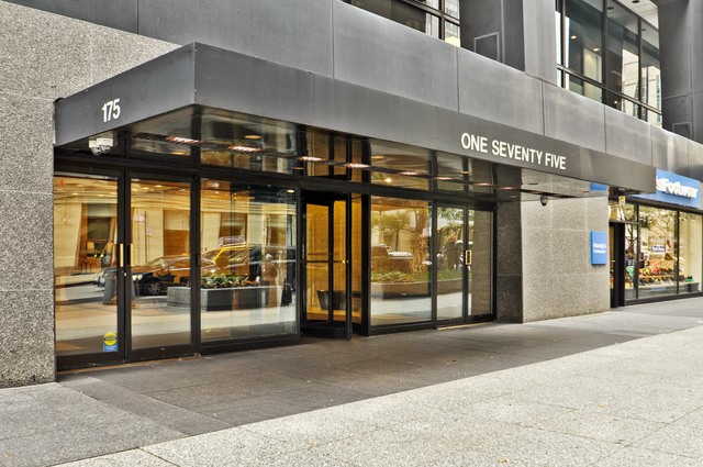 175 East Delaware Place, Unit 4619 Chicago, IL 60611 - Photo 2 of 10 a view of a building with a glass door