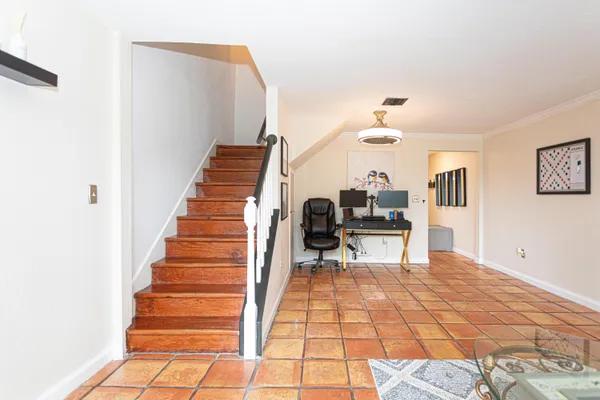 a view of entryway and hall