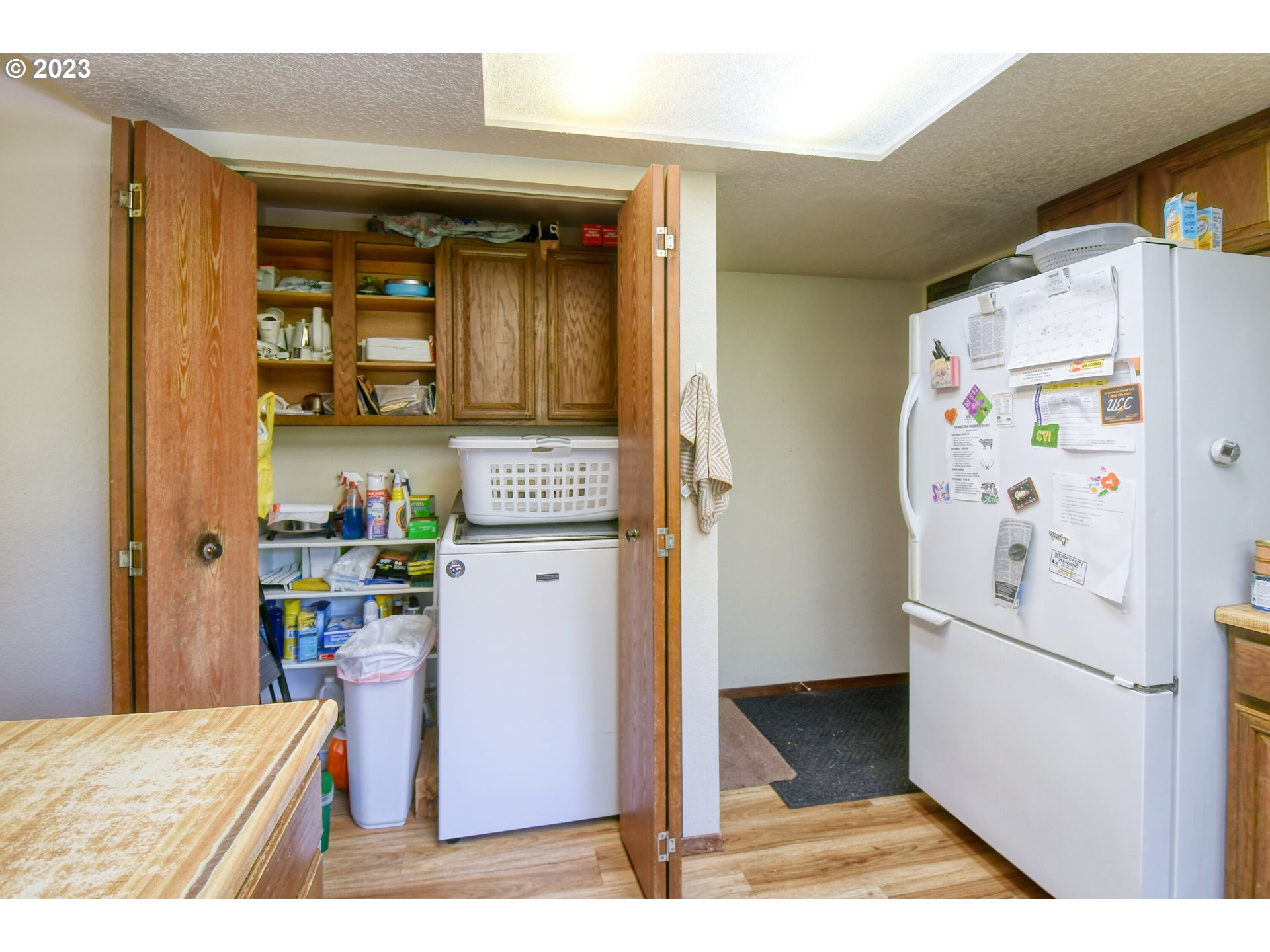 49414 County 1028 Road Pendleton, OR 97801 - Photo 23 of 48 a kitchen with stainless steel appliances a refrigerator and a stove