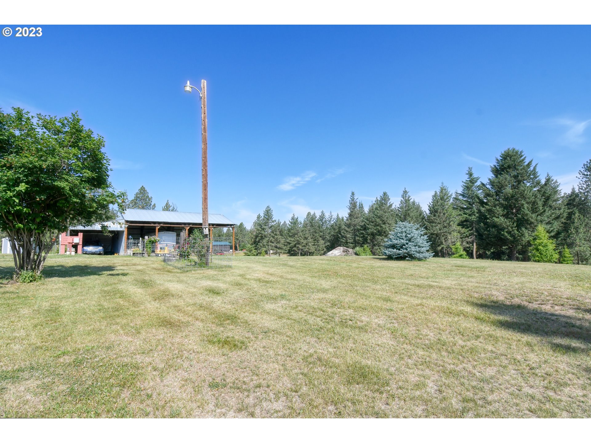 49414 County 1028 Road Pendleton, OR 97801 - Photo 44 of 48 a view of big yard with a house