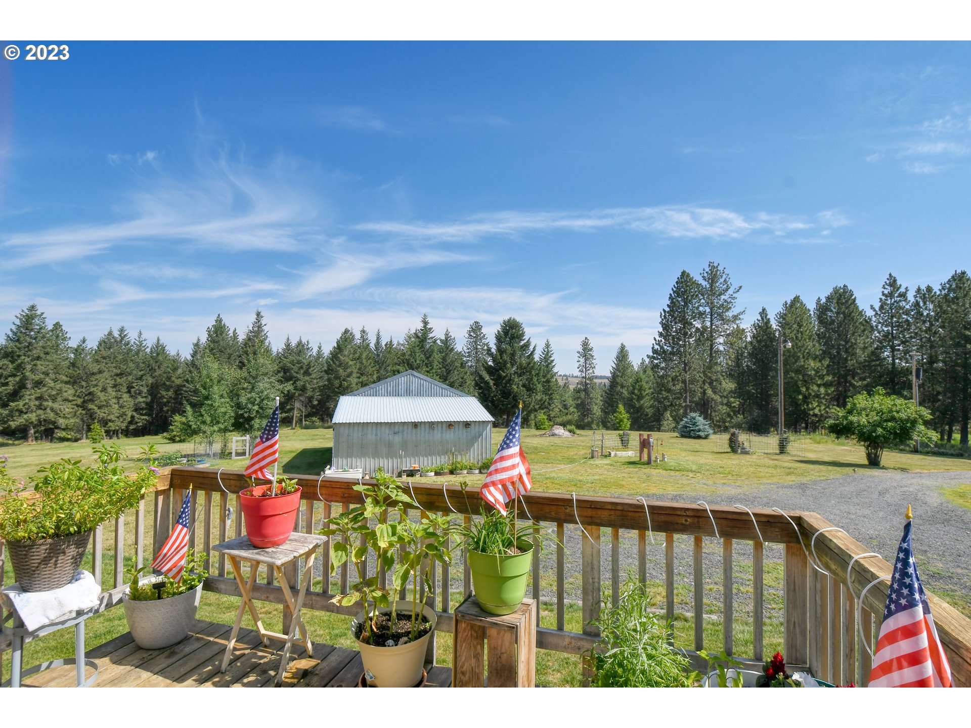 49414 County 1028 Road Pendleton, OR 97801 - Photo 7 of 48 a view of an outdoor space with a garden