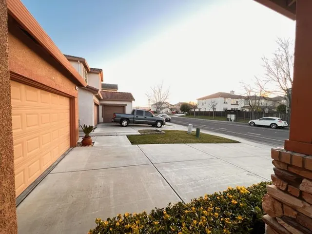 a view of outdoor space with seating area