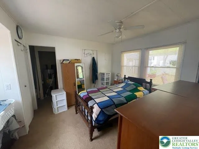 a room with furniture and window