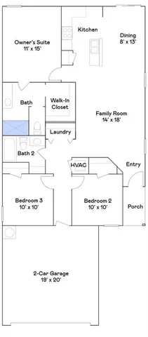 $293,240 | 473 Rock Creek Drive, Tonganoxie, KS 66086