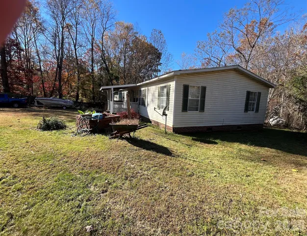 a house view with a garden space