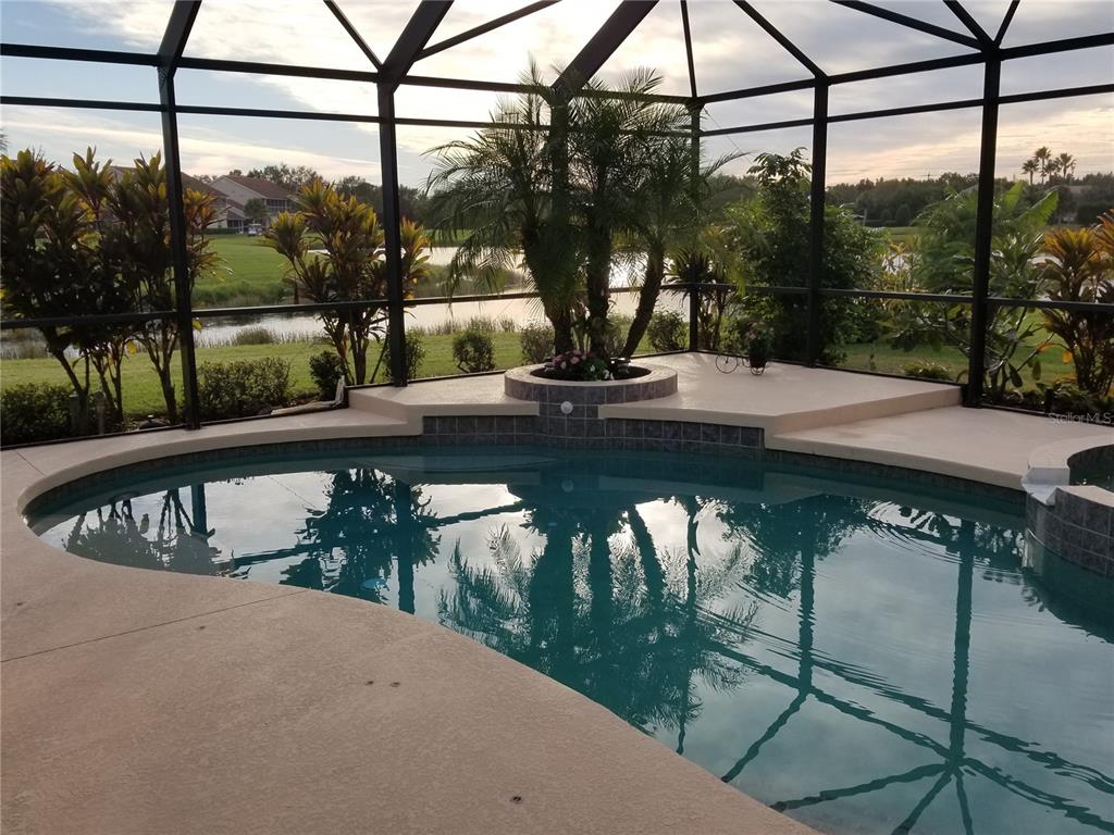 6380 Rookery Circle Bradenton, FL 34203 - Photo 15 of 22 a view of a swimming pool with a patio