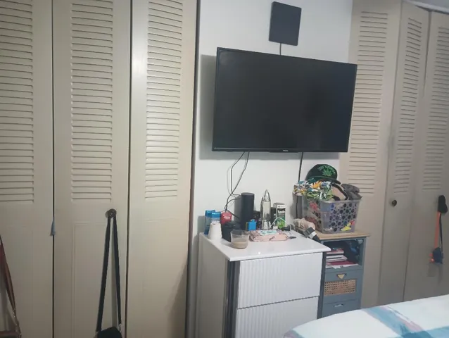 a room with a washer and dryer