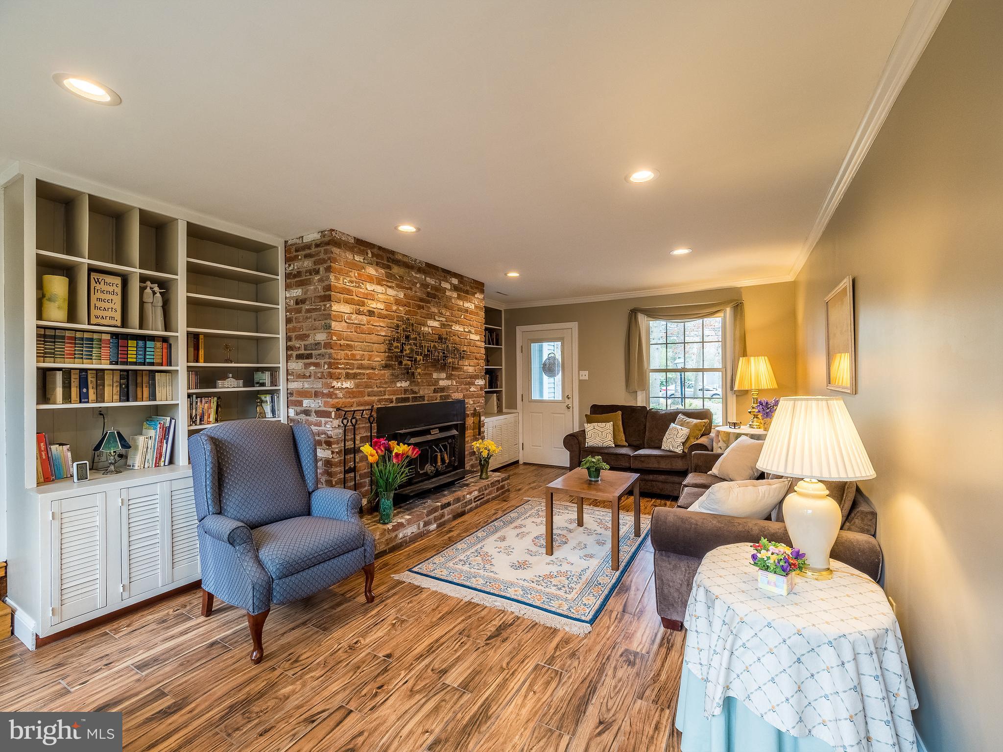 262 Hopewell Road Medford, NJ 08055 - Photo 6 of 29 Brick Fireplace