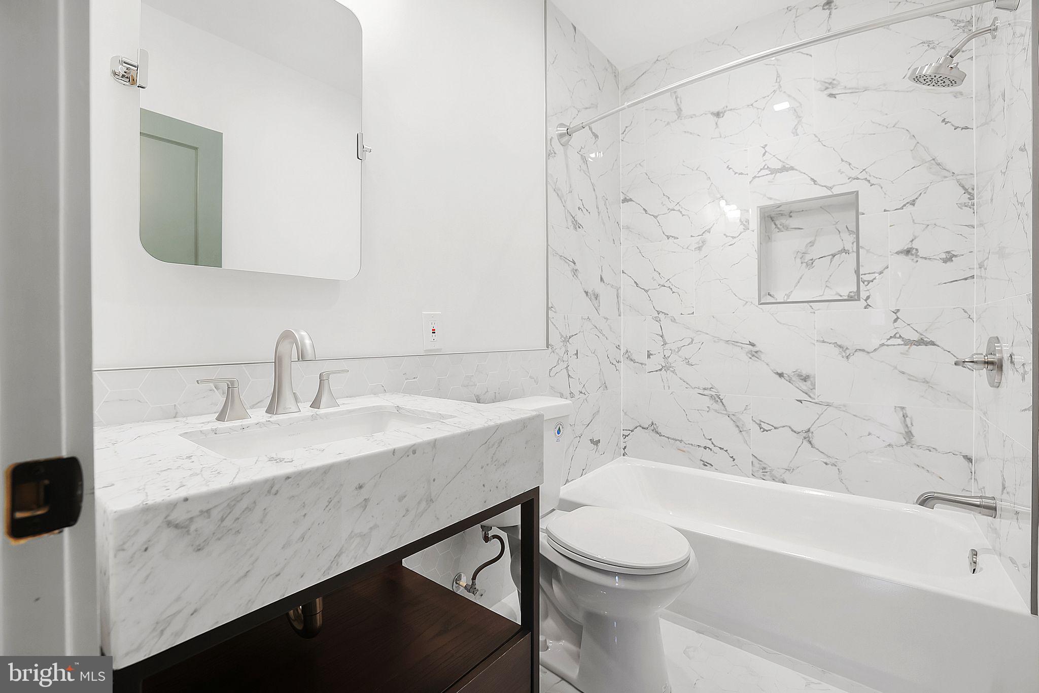 837 Decatur Street Northwest Washington, DC 20011 - Photo 21 of 30 Hallway bathroom