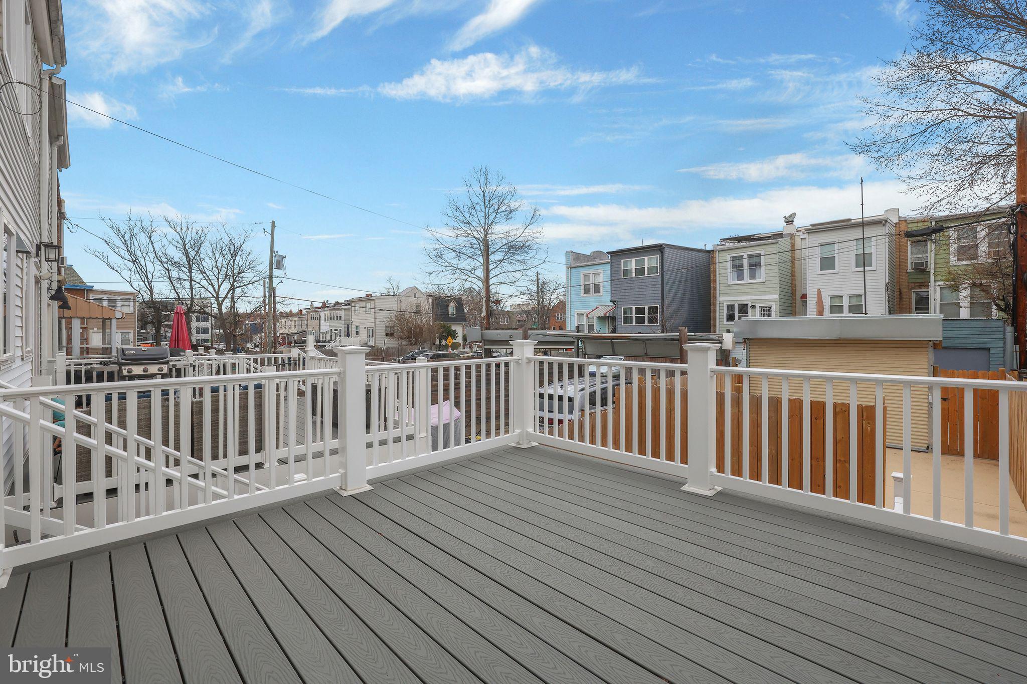 837 Decatur Street Northwest Washington, DC 20011 - Photo 27 of 30 Deck off of dining room