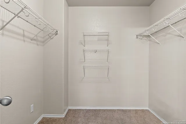 a view of walk in closet