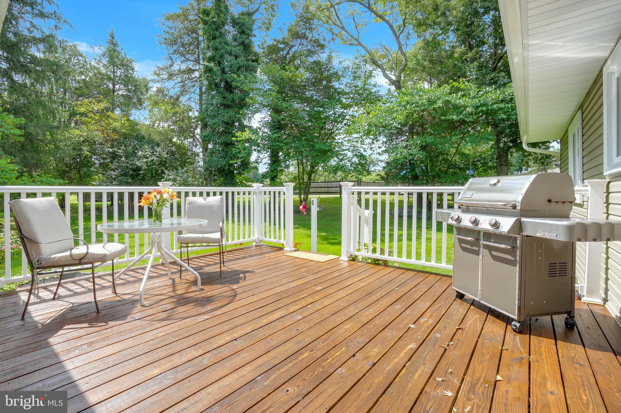 207 Hendricks Road Perkiomenville, PA 18074 - Photo 12 of 64 Rear deck, overlooks pool.