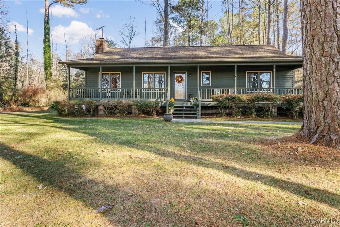 9531 Jerusalem Plank Road Waverly, VA 23890 - Photo 3 of 44 View of front of property featuring covered porch