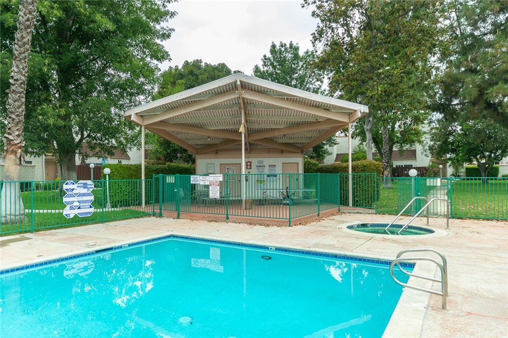 8865 Independence Avenue, Unit 26 Canoga Park, CA 91304 - Photo 39 of 40 a view of a backyard with a small cabin
