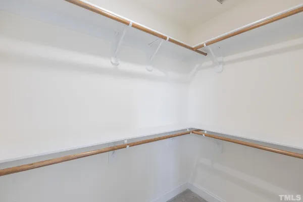 a close view of closet