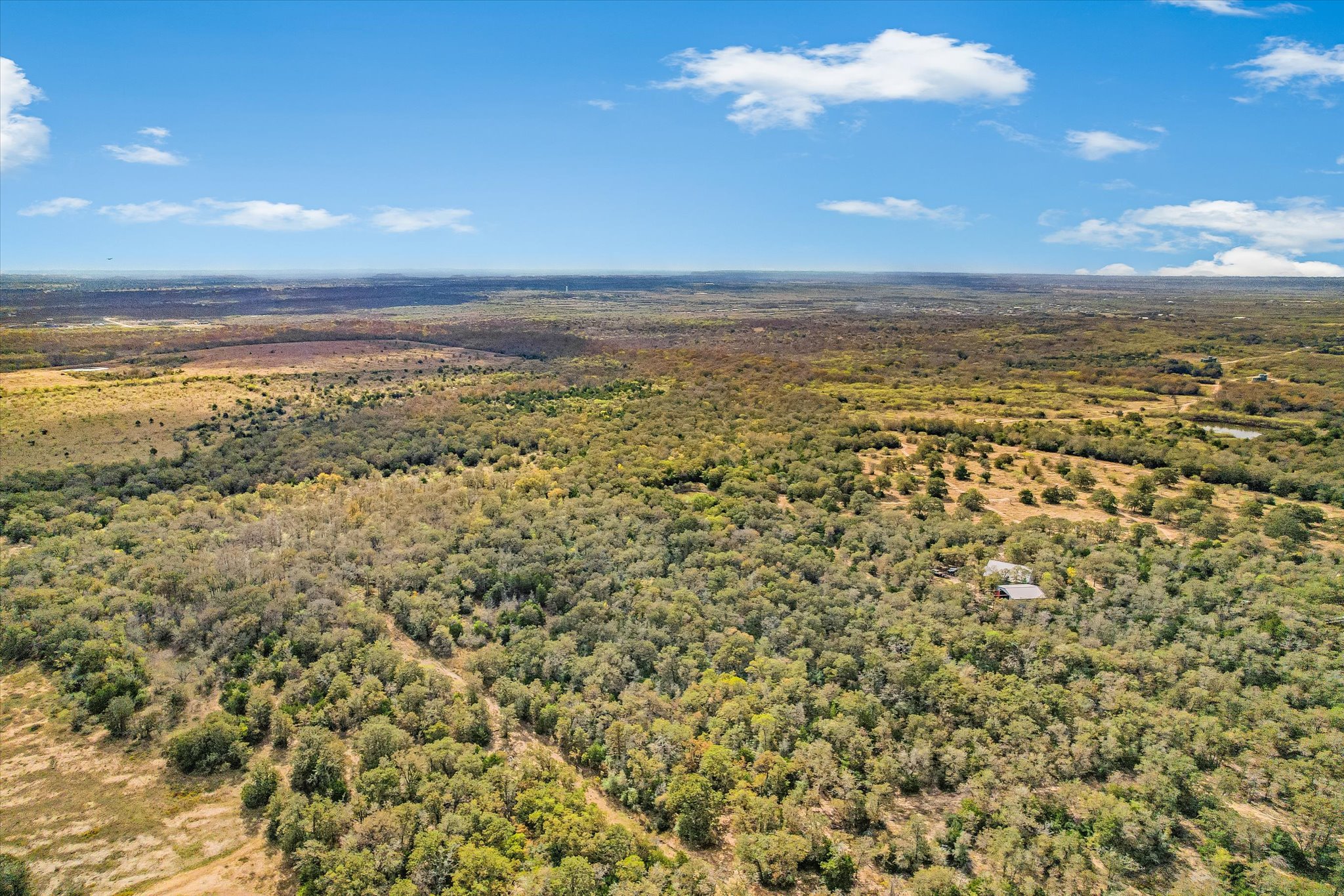 Tbd Porter Lane Lockhart, TX 78644 - Photo 5 of 10 Aerial view of a heavily wooded area