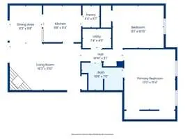 a picture of a utility room with a refrigerator