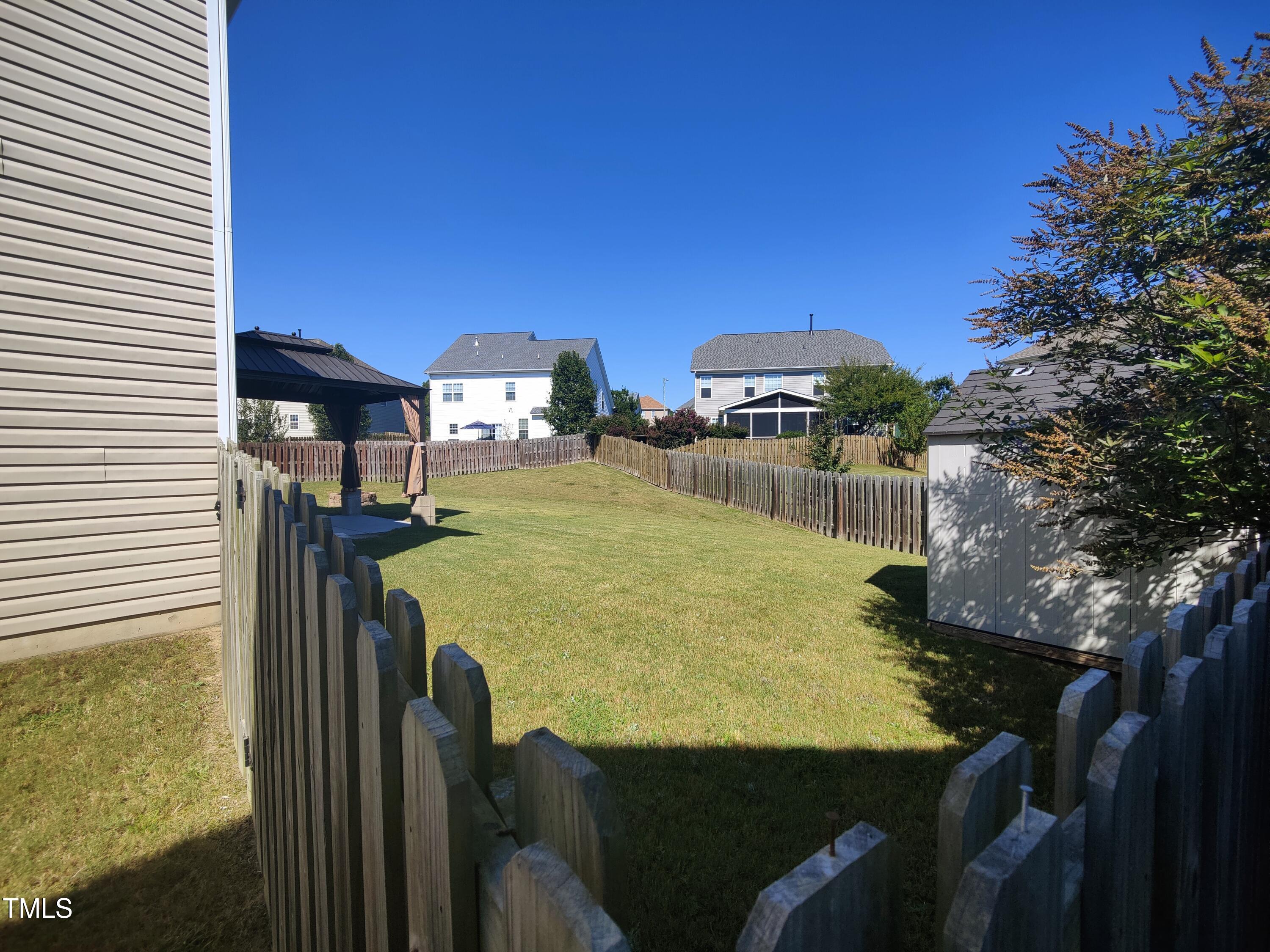 5321 Glass Ridge Road Raleigh, NC 27616 - Photo 69 of 74 Fenced Back Yard