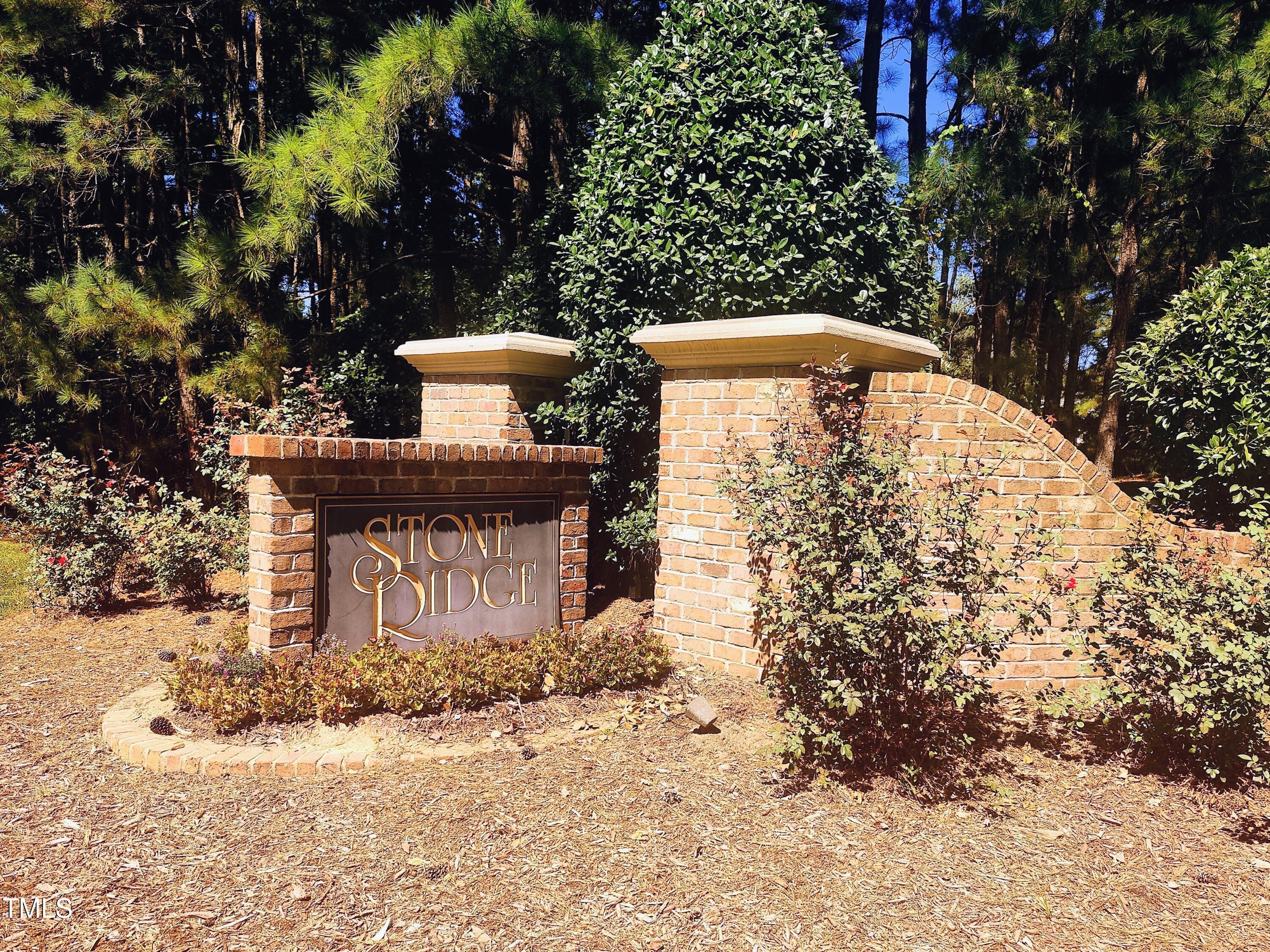 5321 Glass Ridge Road Raleigh, NC 27616 - Photo 73 of 74 Stone Ridge Entrance