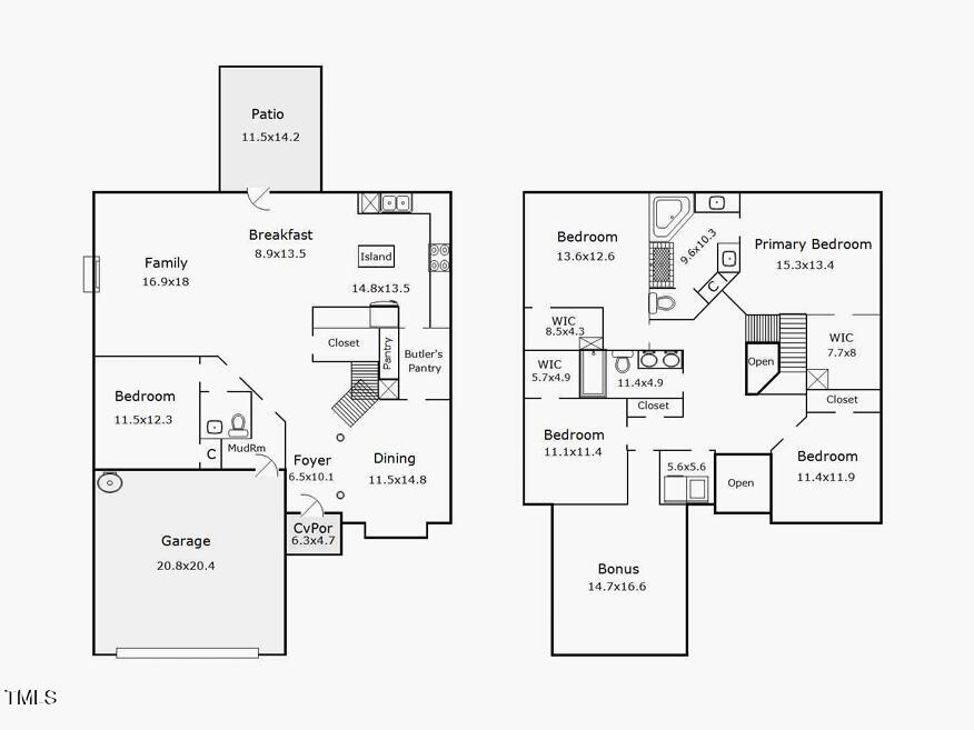 5321 Glass Ridge Road Raleigh, NC 27616 - Photo 74 of 74 Floor Plans