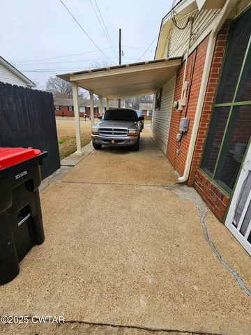a view of car garage