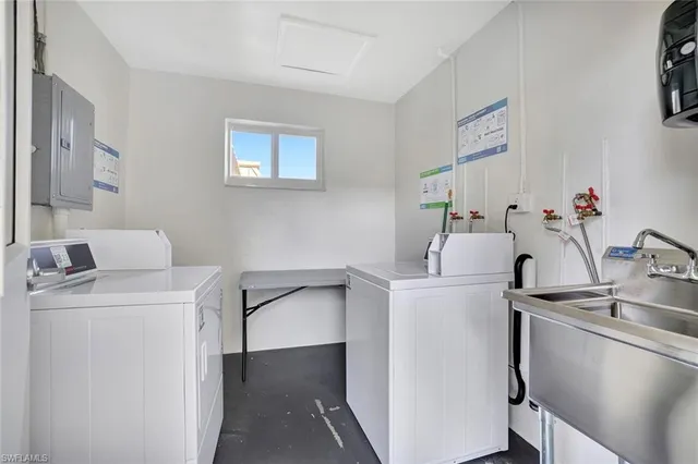 a room with storage and utility