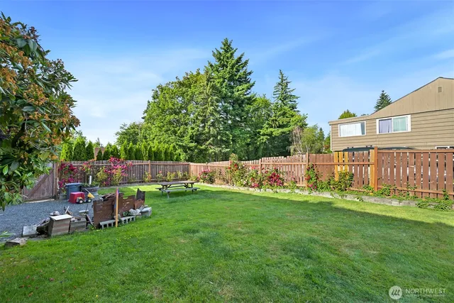 a view of a back yard