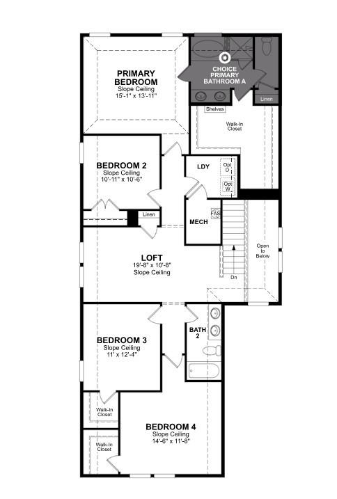 3426 Hillingdon Road Anna, TX 75409 - Photo 34 of 34 Beazer Homes Churchill Bluebell Floorplan.