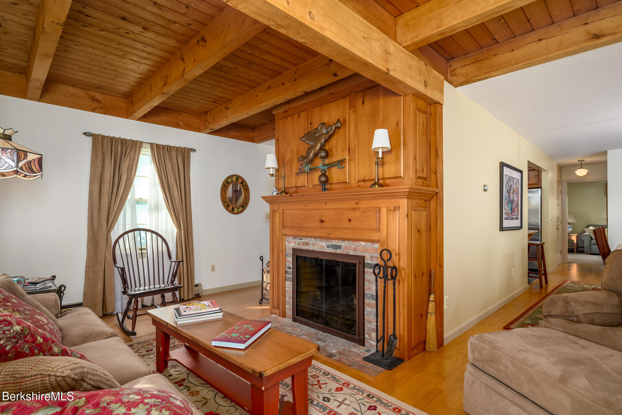 69 County Road Pownal, VT 05261 - Photo 21 of 33 a living room with furniture and a fireplace