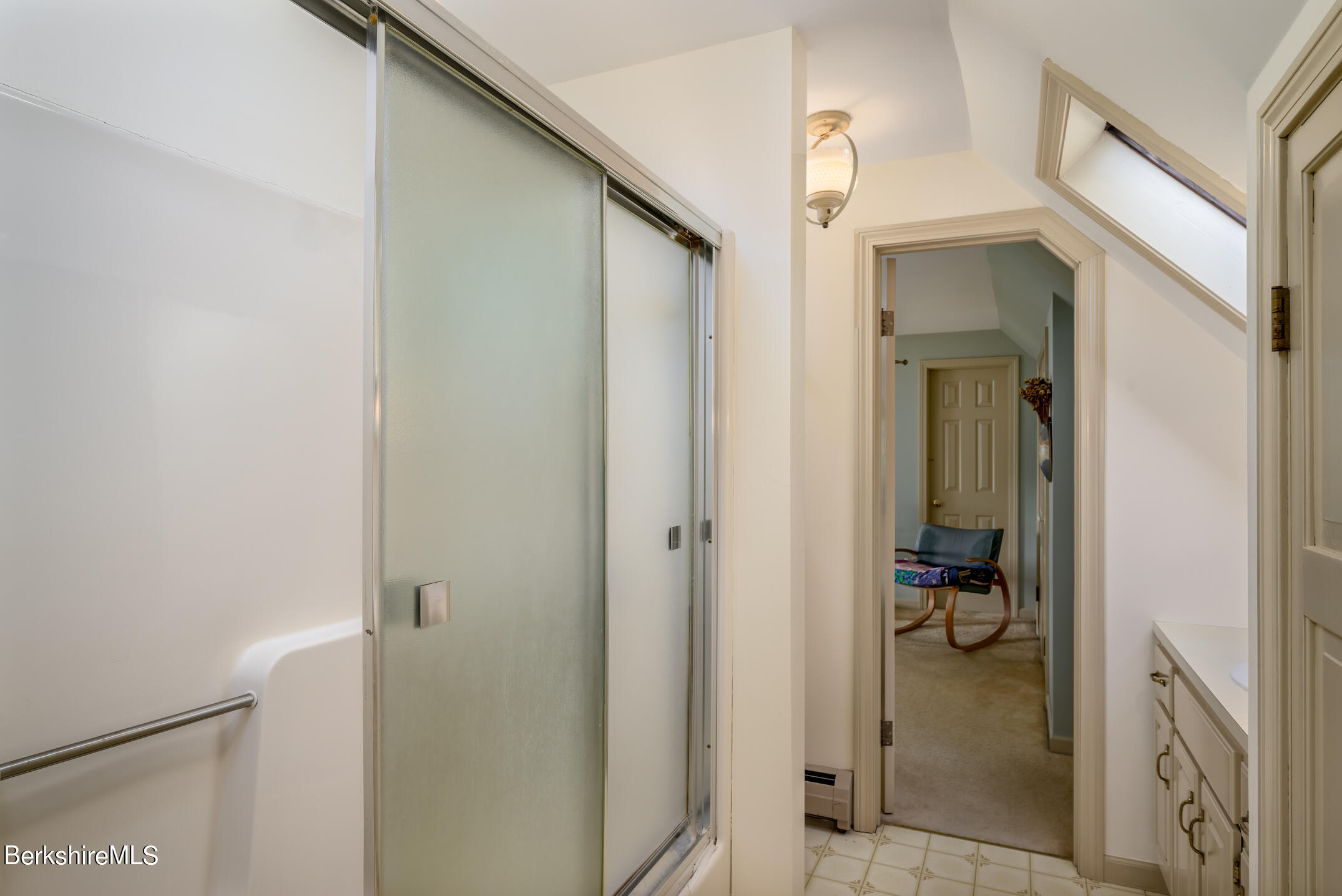 69 County Road Pownal, VT 05261 - Photo 33 of 33 a bathroom with a glass shower door