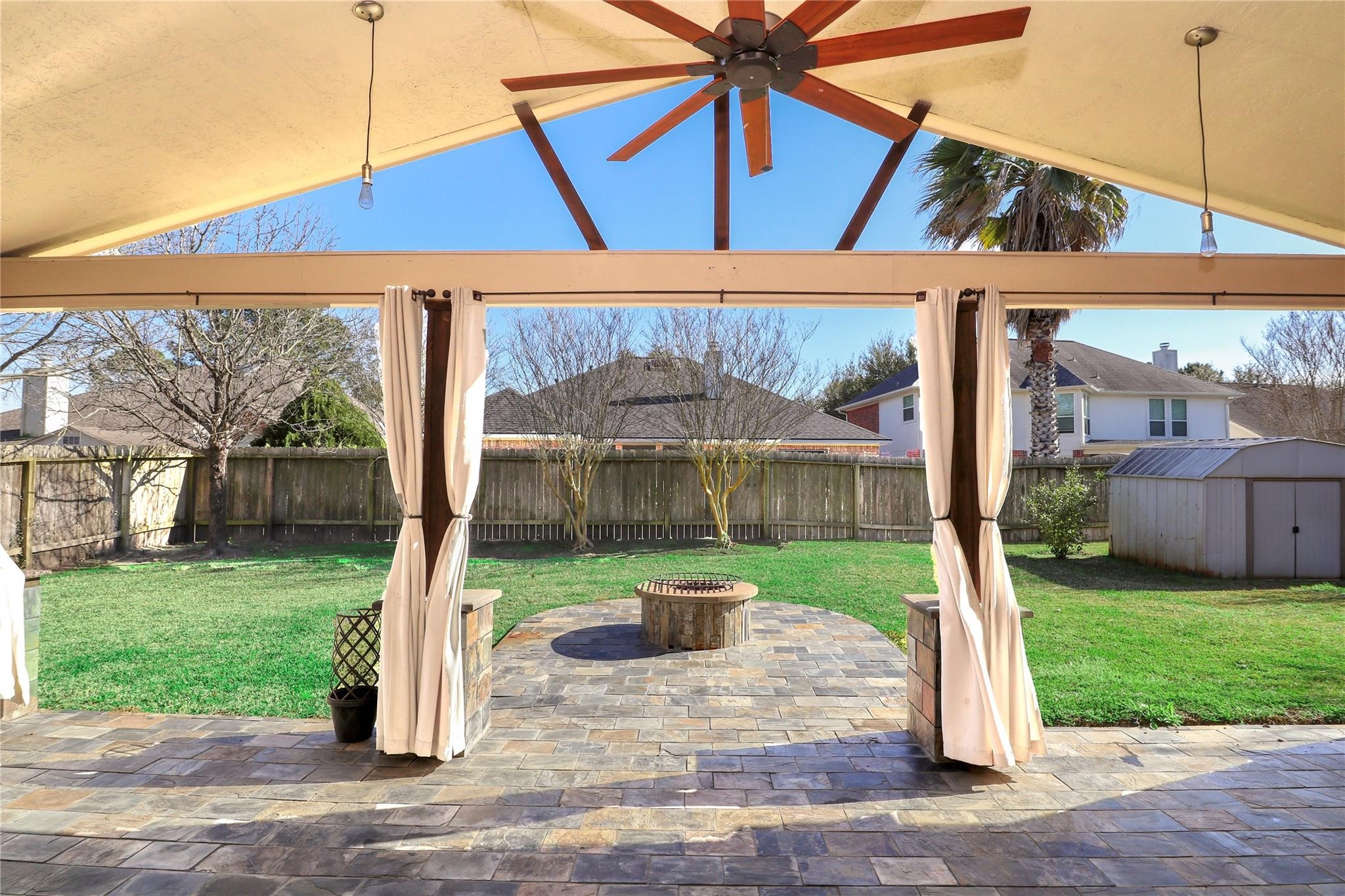 23207 Olive Ridge Court Katy, TX 77494 - Photo 6 of 45 a view of a porch with a backyard