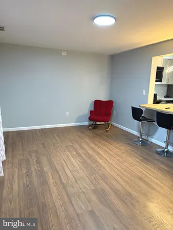 a room with a table