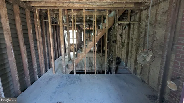 a view of wooden deck