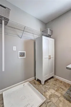 a view of a storage & utility room