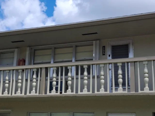 a balcony with a book