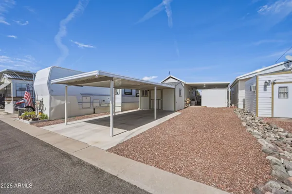 a house view with a outdoor space