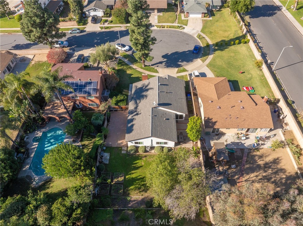 9121 Helms Avenue Rancho Cucamonga, CA 91730 - Photo 36 of 43 an aerial view of residential houses with outdoor space