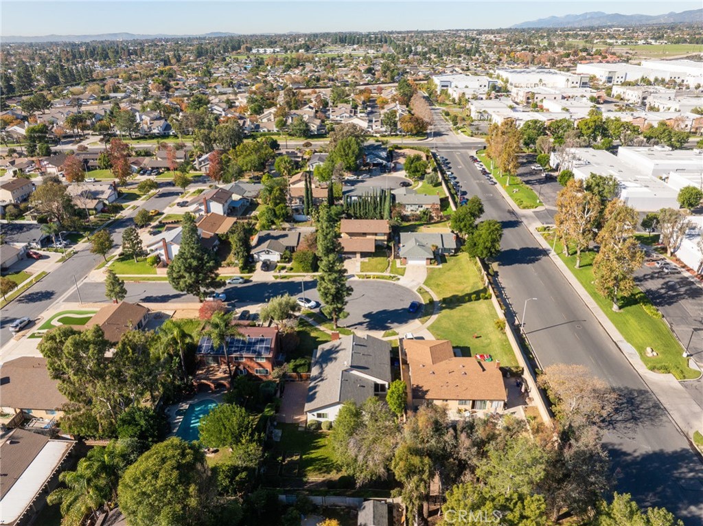9121 Helms Avenue Rancho Cucamonga, CA 91730 - Photo 37 of 43 an aerial view of residential houses with outdoor space