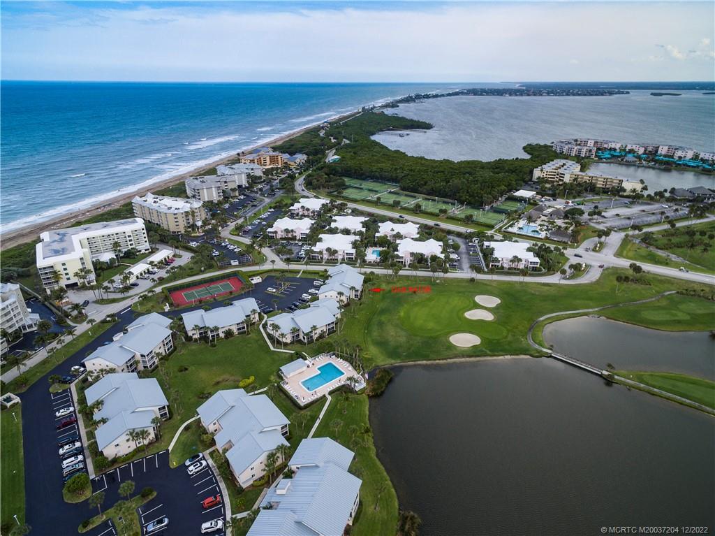 484 Northeast Plantation Road, Unit 4108 Stuart, FL 34996 - Photo 5 of 25 an aerial view of a house with a ocean view