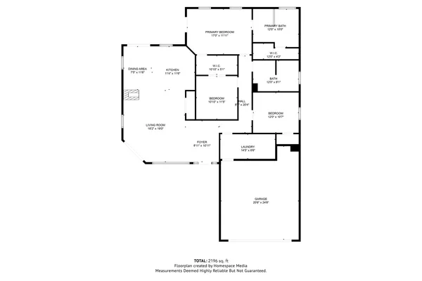a picture of a floor plan