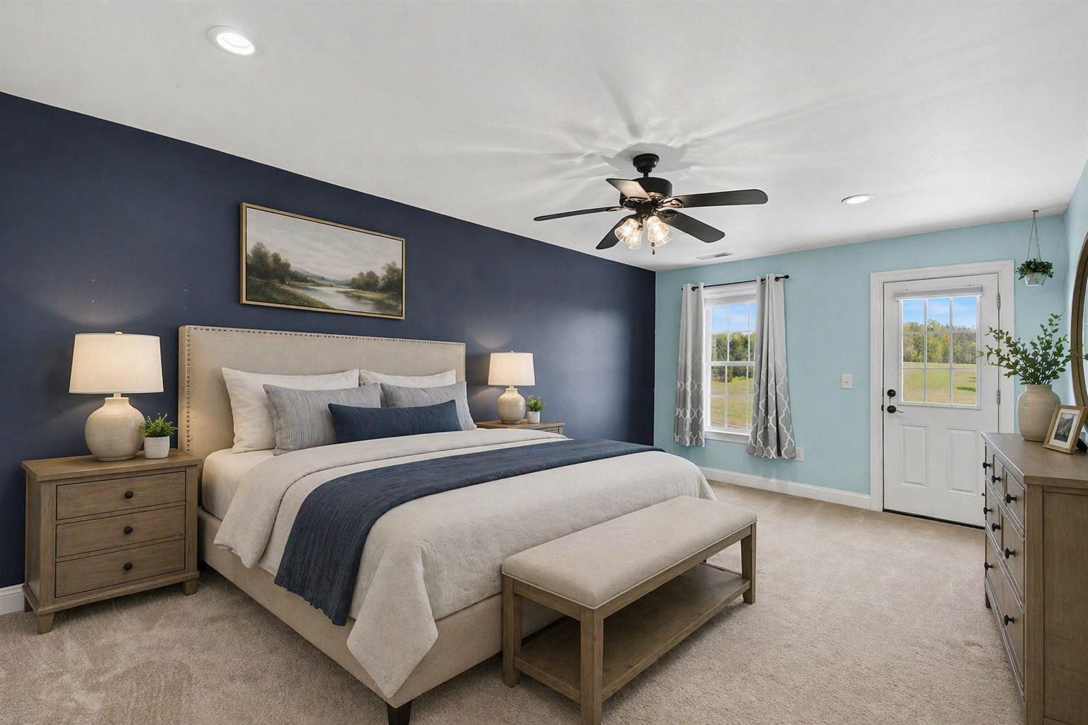 1105 Brehm Road Westminster, MD 21157 - Photo 27 of 56 Virtually Staged Upper Level Primary Bedroom