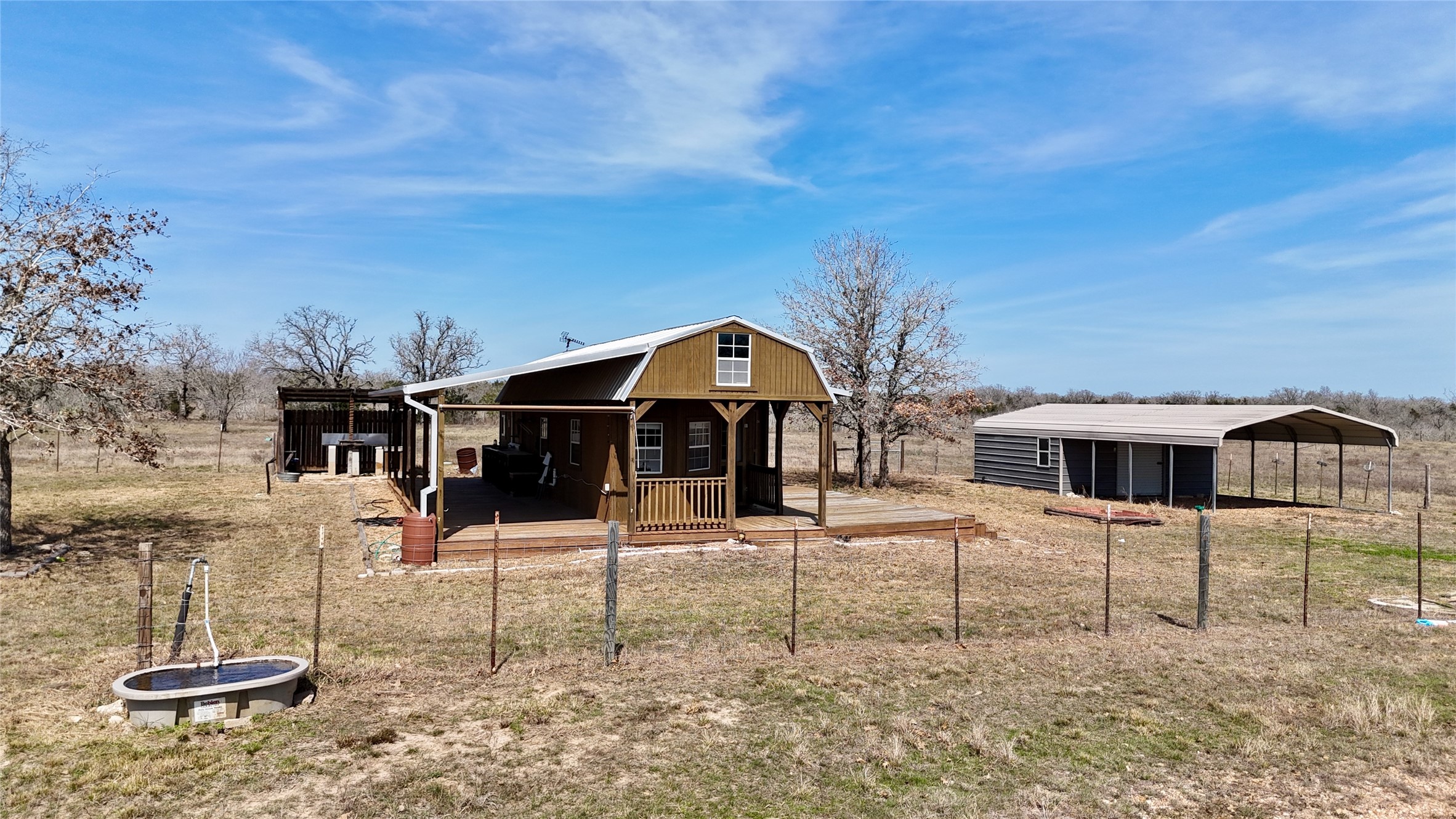 4850 Burke Road Flatonia, TX 78941 - Photo 3 of 45 a front view of a house with a yard