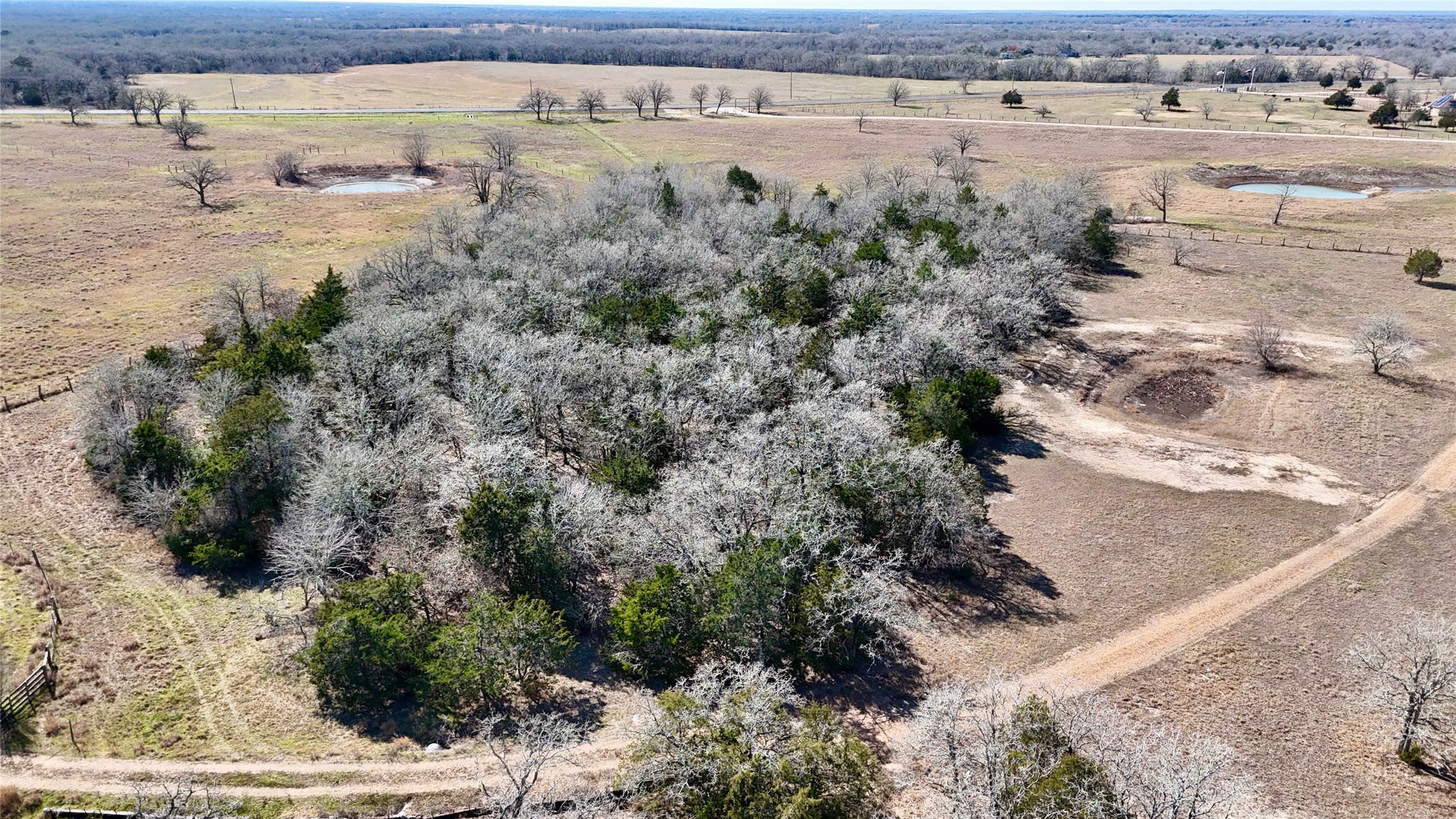 4850 Burke Road Flatonia, TX 78941 - Photo 39 of 45 a view of a lake with beach and outdoor space