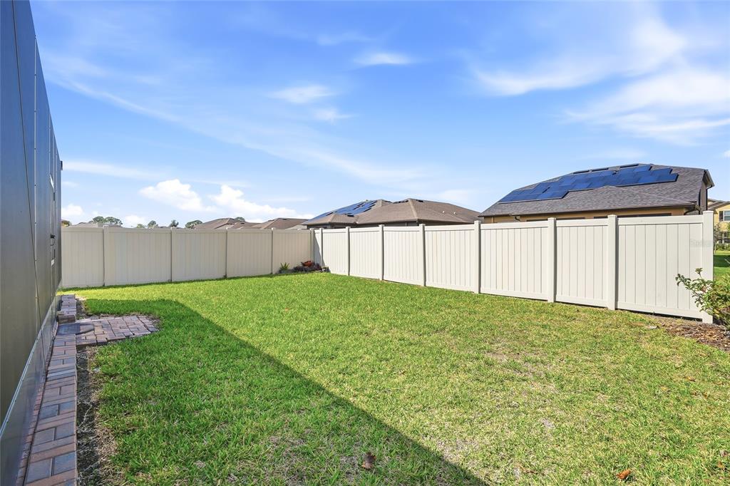1724 Passage Key Lane Ruskin, FL 33570 - Photo 36 of 46 a view of a backyard with ceiling fan