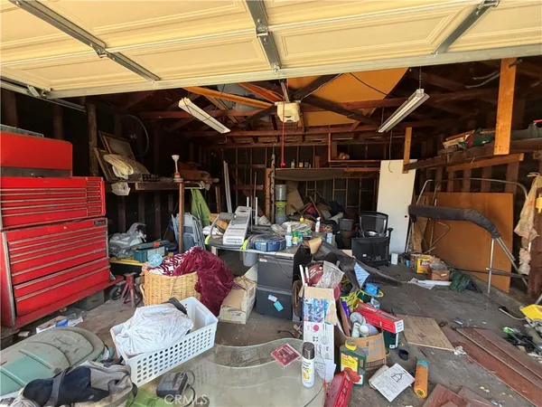 a view of storage and utility room
