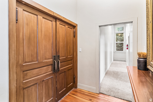 21 North Main Street Kingston, UT 84743 - Photo 44 of 107 Corridor featuring light wood-style floors and baseboards